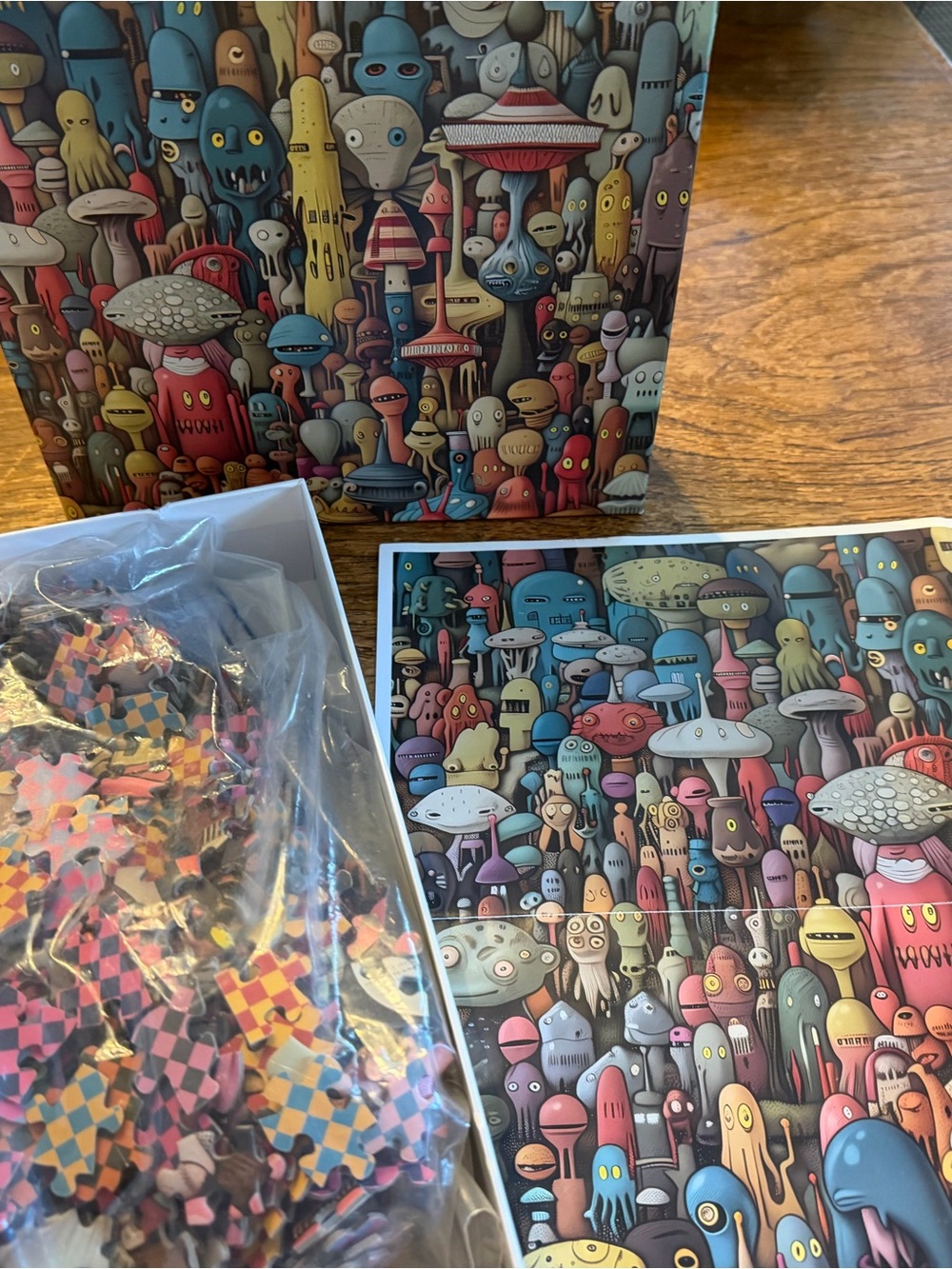 1000-Piece Colorful Characters Puzzle - Picture 2 of 4